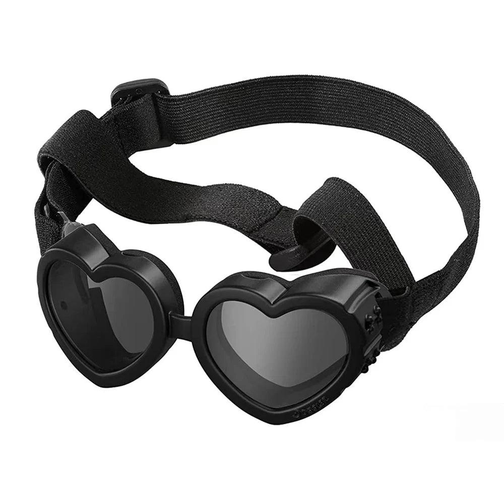 Stylish Heart-Shaped Dog Sunglasses