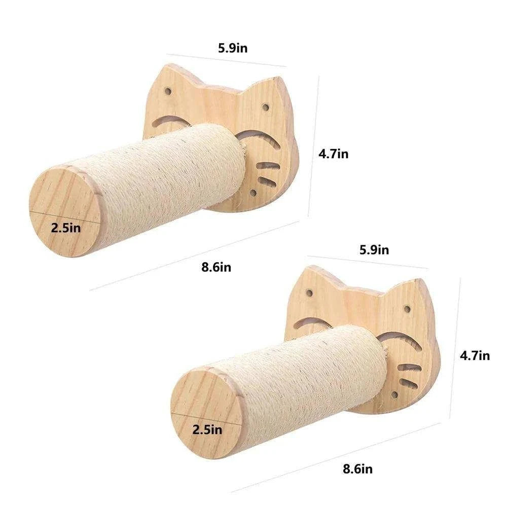 Wall-Mounted Cat Climbing ShelfDescription:
Elevate your cat’s playtime with this four-step wall-mounted stairway. Perfect for climbing, scratching, and resting, it transforms any wall into a verRegal Pet PalaceRegal Pet PalaceWall-Mounted Cat