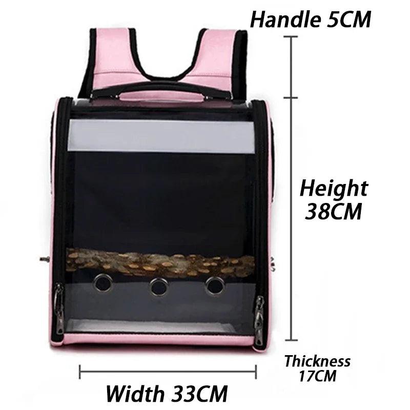 Transparent Travel Bird Backpack