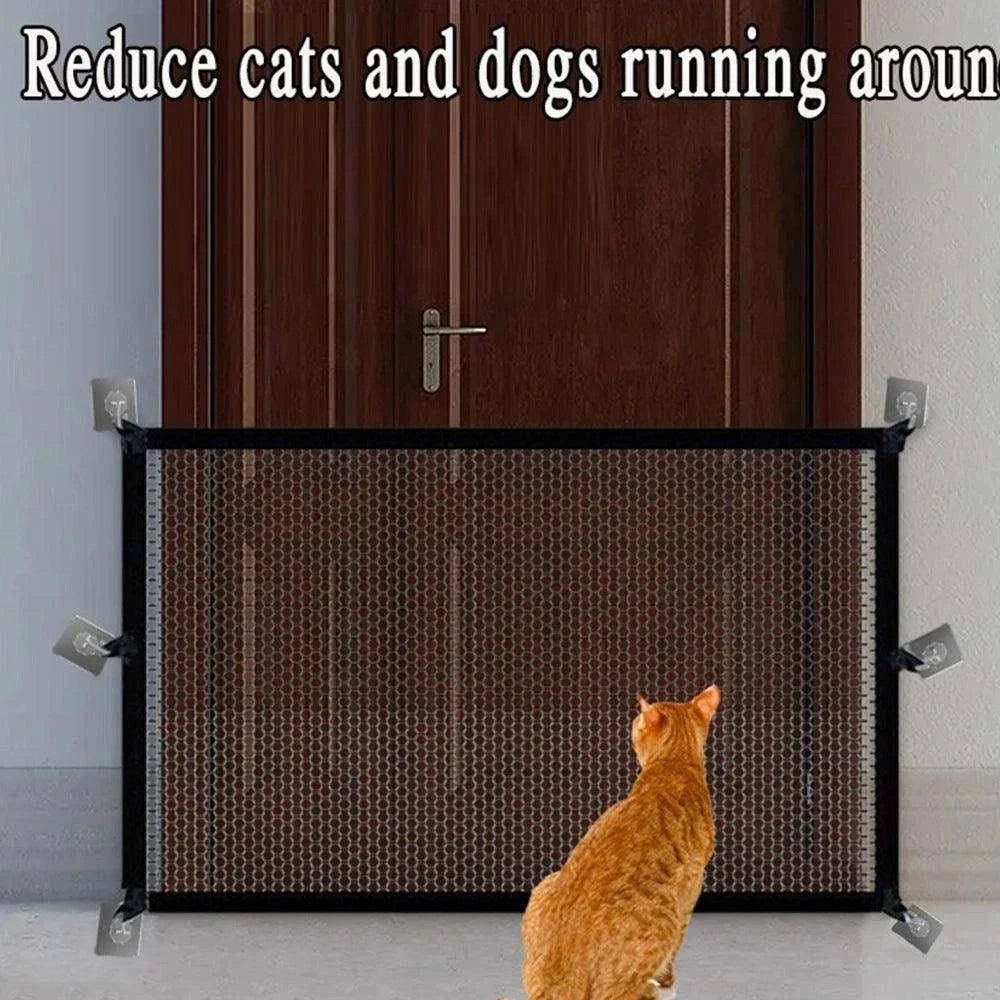 Foldable Pet Safety GateDescription:
Keep your pet safe while protecting your home! This breathable mesh barrier is perfect for blocking stairs, doorways, and other areas to create a securRegal Pet PalaceRegal Pet PalaceFoldable Pet Safety