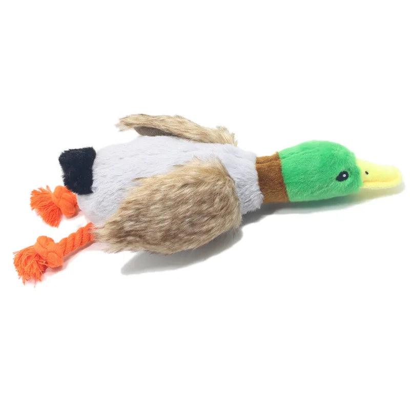 Squeaky Plush Duck Toy