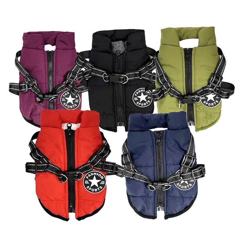 Winter Dog Harness Jacket