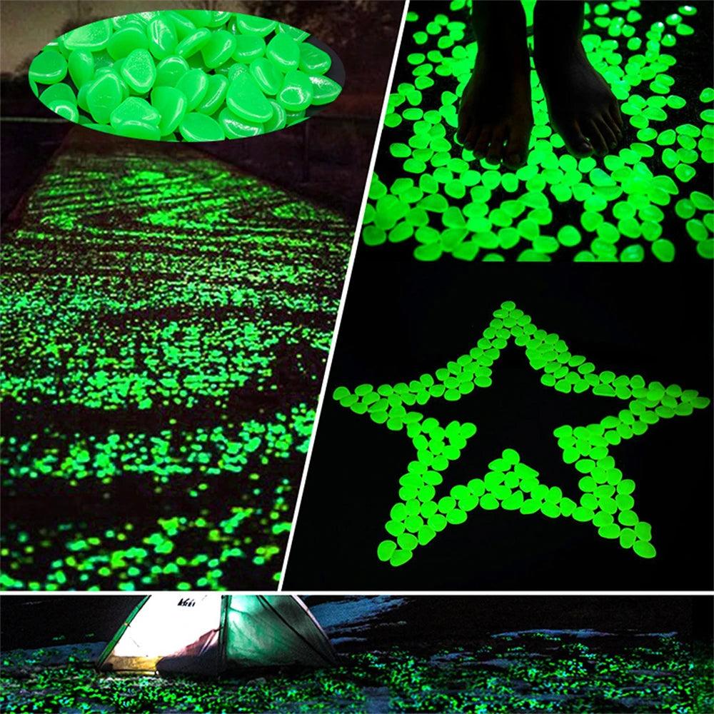 Luminous Glowing Aquarium Pebbles