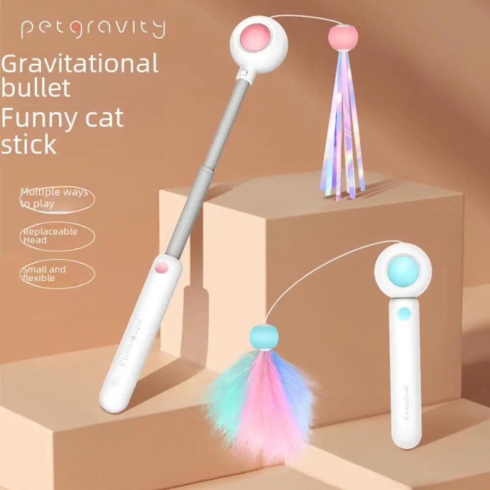 Gravity Cat Wand Toy