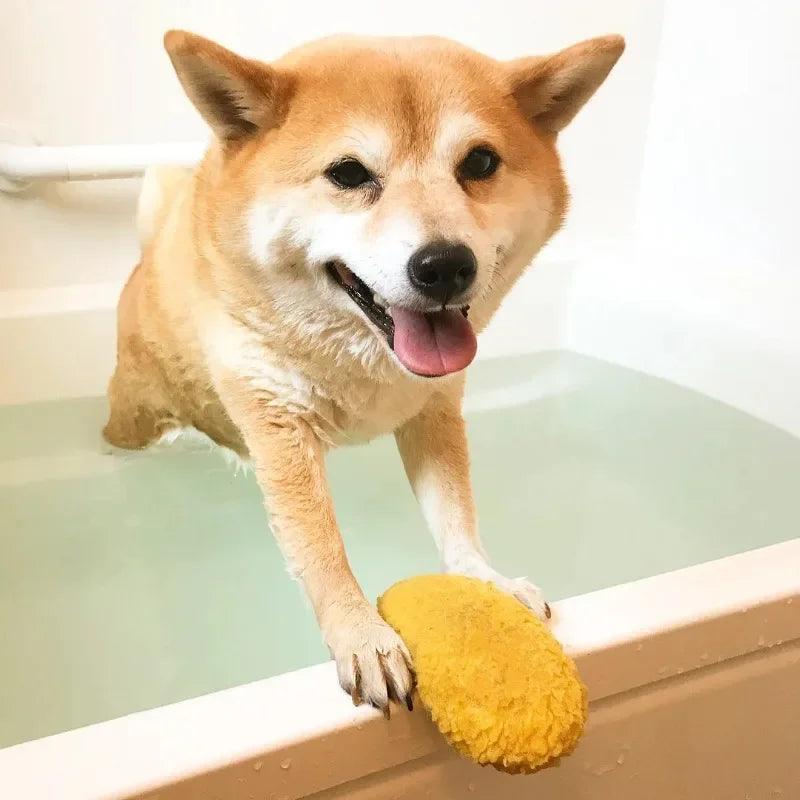 Tempura Shrimp Plush Dog Toy
