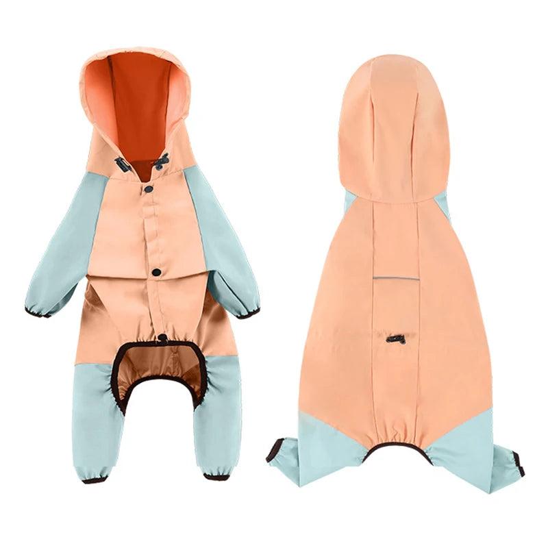Waterproof Puppy Raincoat Jumpsuit