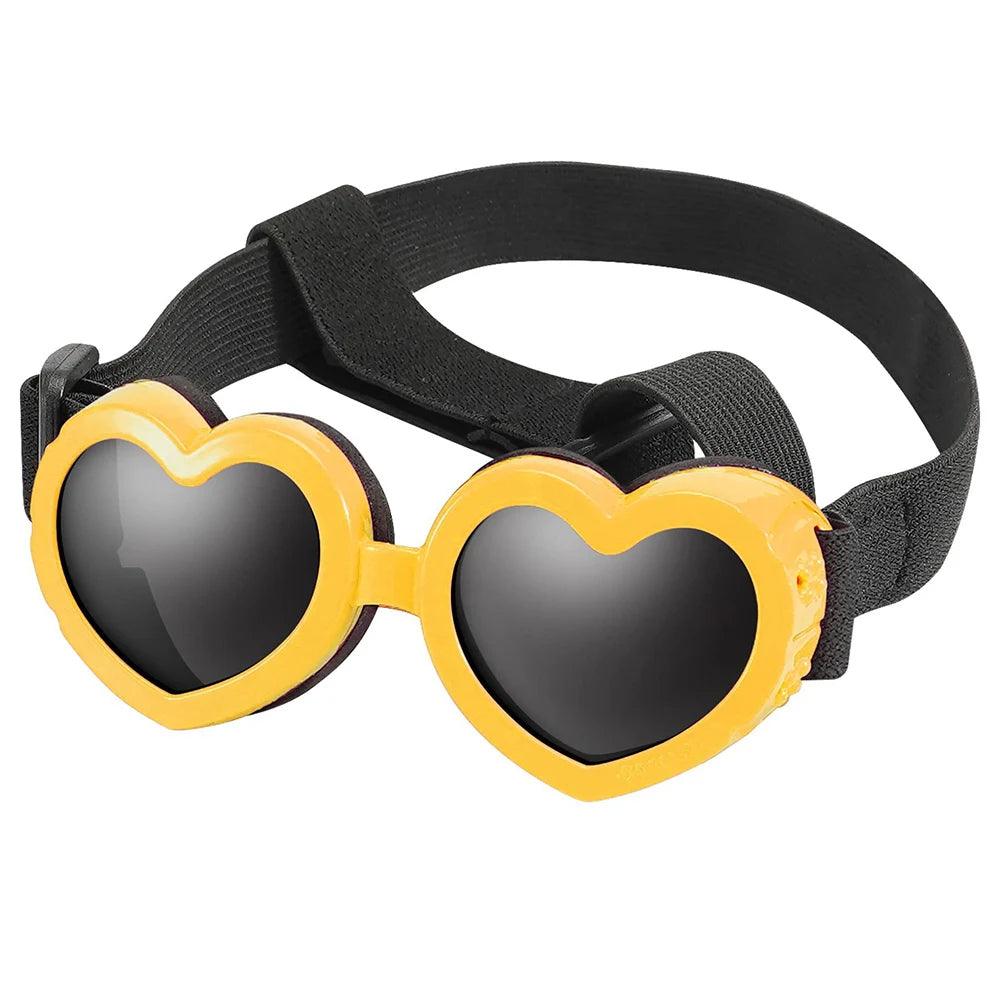 Stylish Heart-Shaped Dog Sunglasses