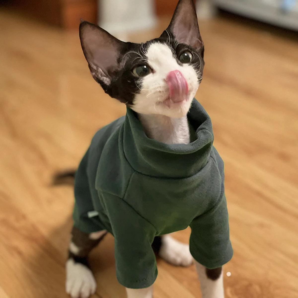 Cozy Cotton Cat Clothes