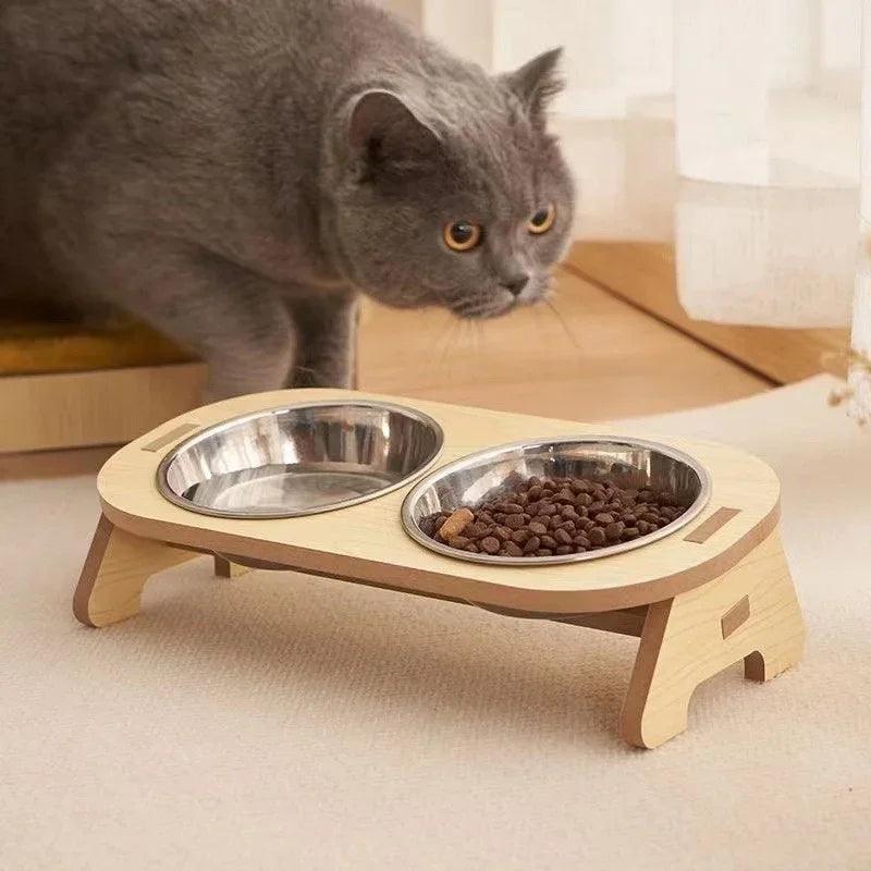 Adjustable Wooden Pet Bowls