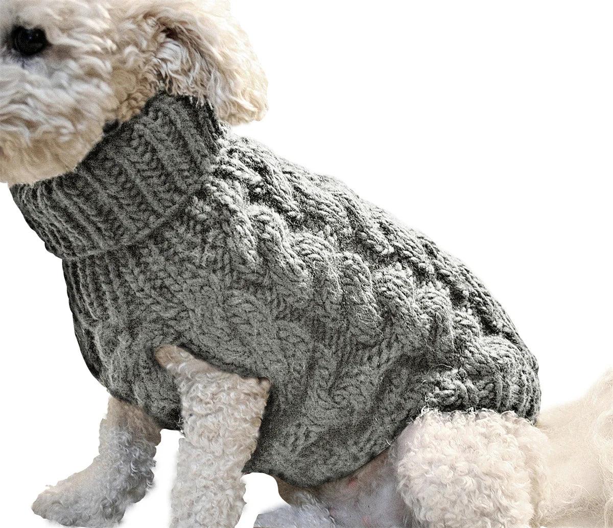 Warm Knitted Sweater for Dogs