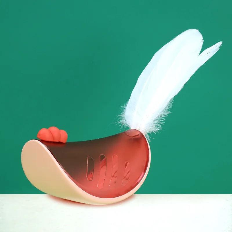 Interactive Feather Cat Toy