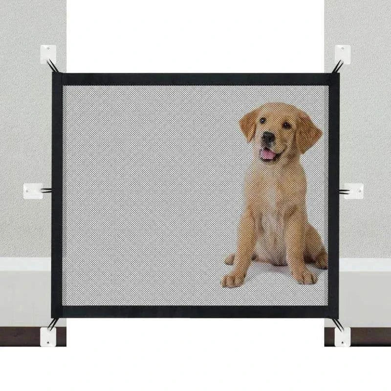 Foldable Mesh Pet GateDescription:
Keep your pet safe without sacrificing space! This breathable mesh barrier is perfect for blocking stairs, doorways, or rooms, creating a secure and coRegal Pet PalaceRegal Pet PalaceFoldable Mesh