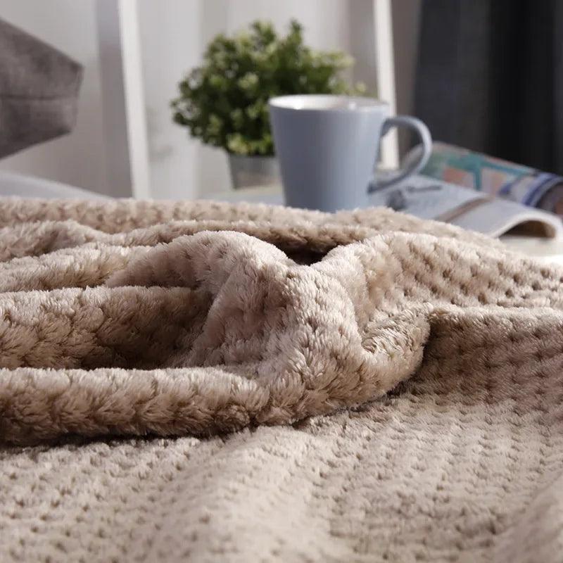 Cozy Coral Fleece Blanket