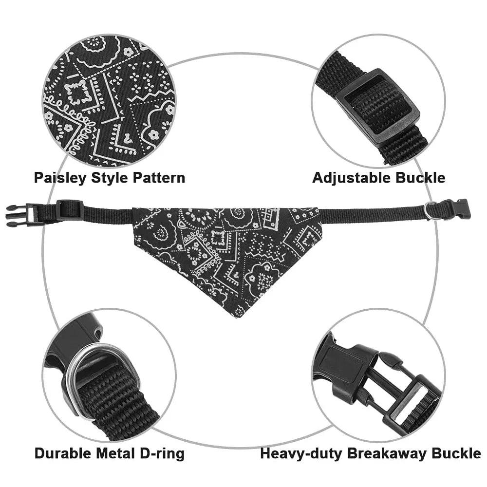 Adjustable Dog Bandana Collar