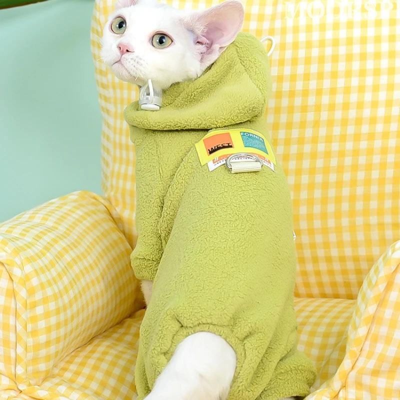 Fleece Sweater for Sphynx Cats