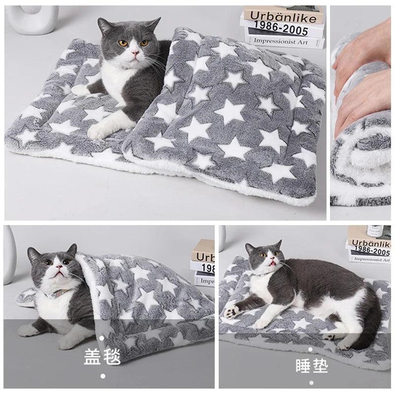 Cozy Flannel Pet Bed