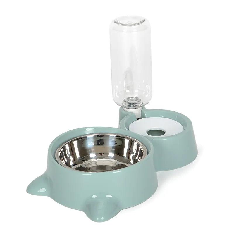 2-in-1 Cat Food & Water Bowl