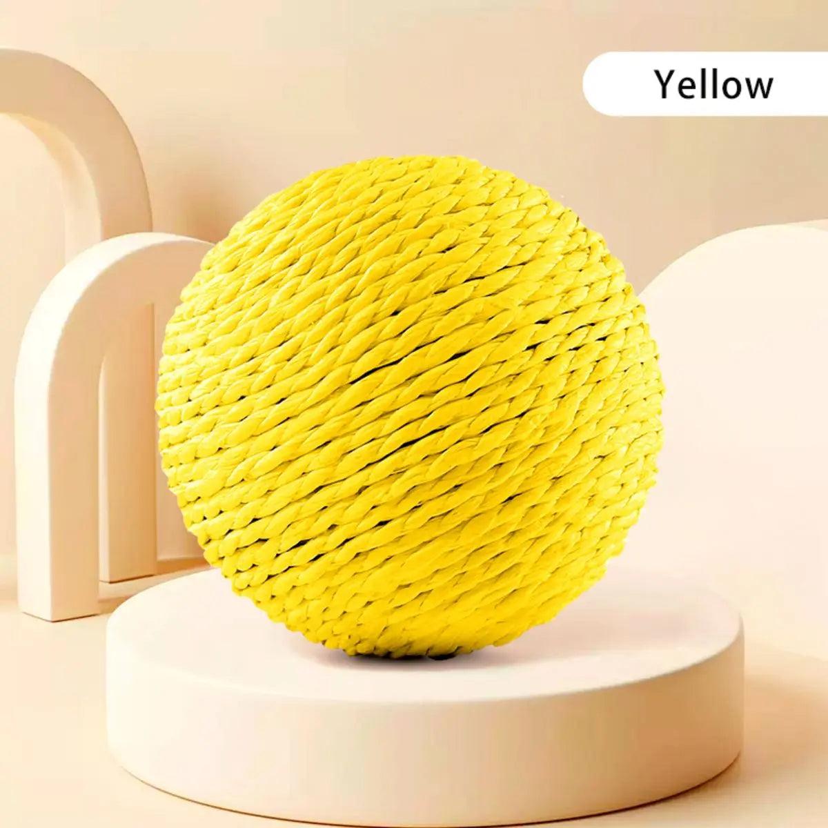 Interactive Sisal Cat Ball