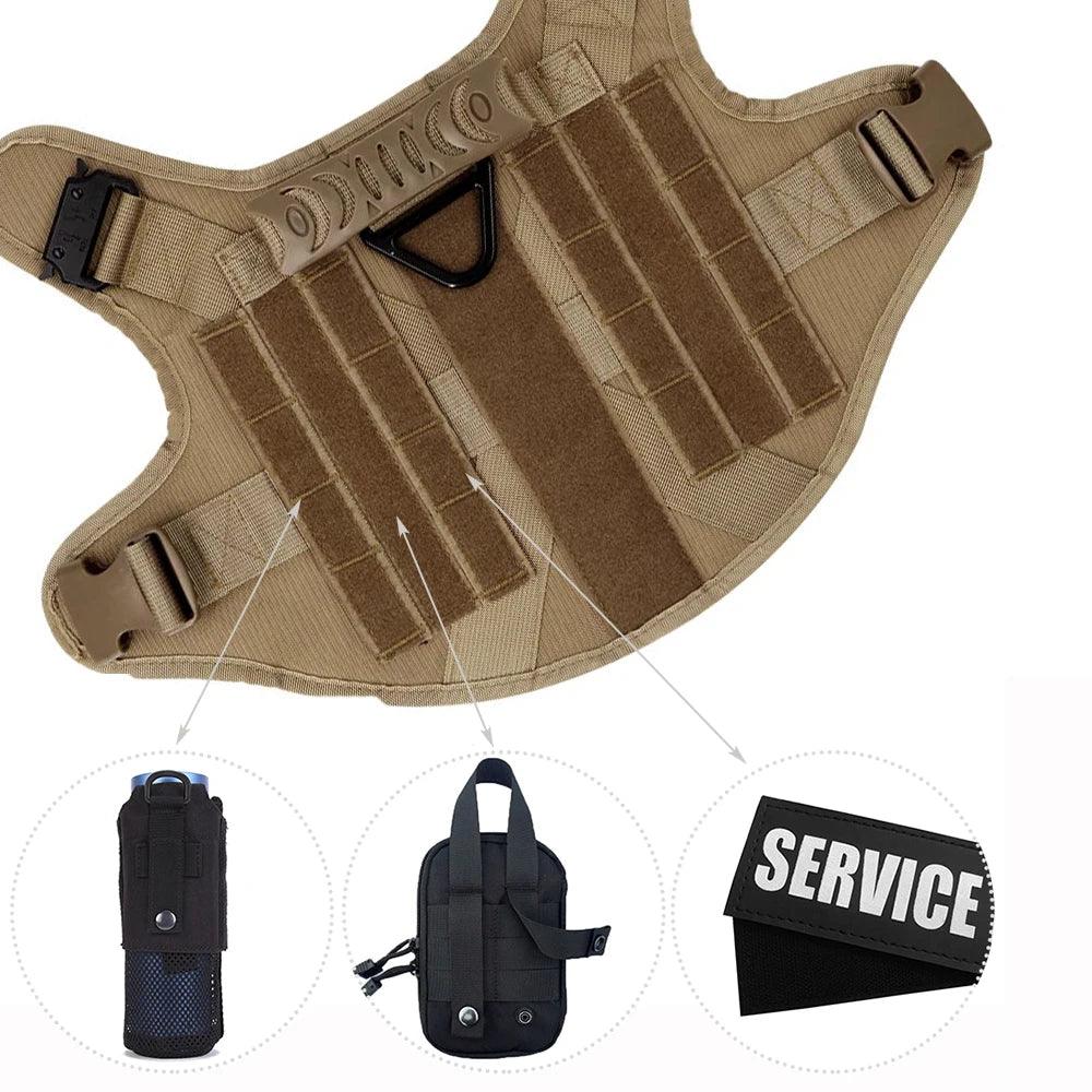 Tactical Dog Harness Set