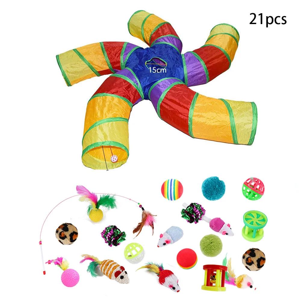 Crinkle Cat Tunnel Toy