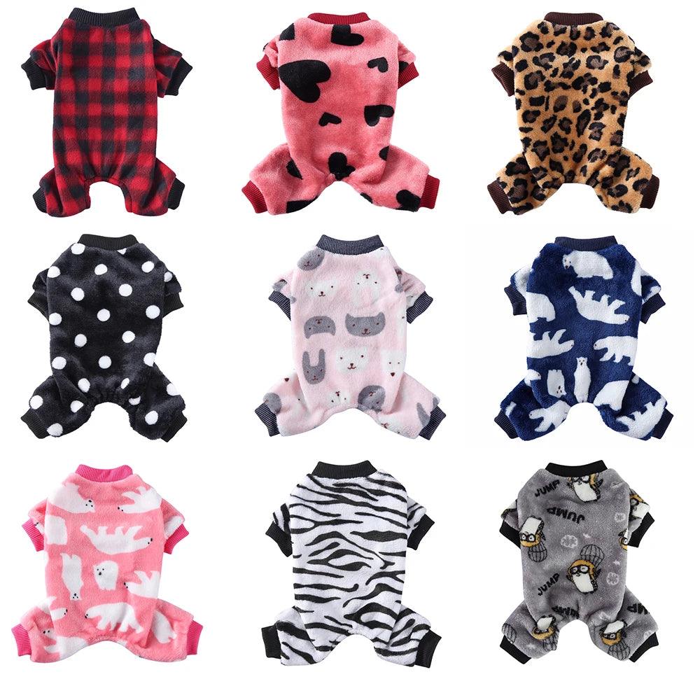 Halloween Dog Winter Pajamas