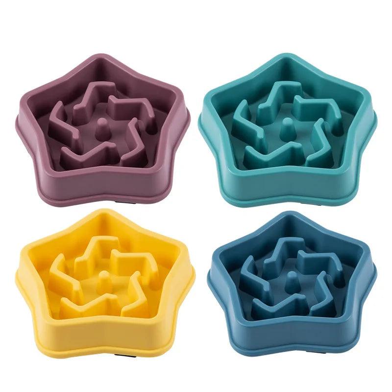 Star Shaped Slow Feeder Bowl