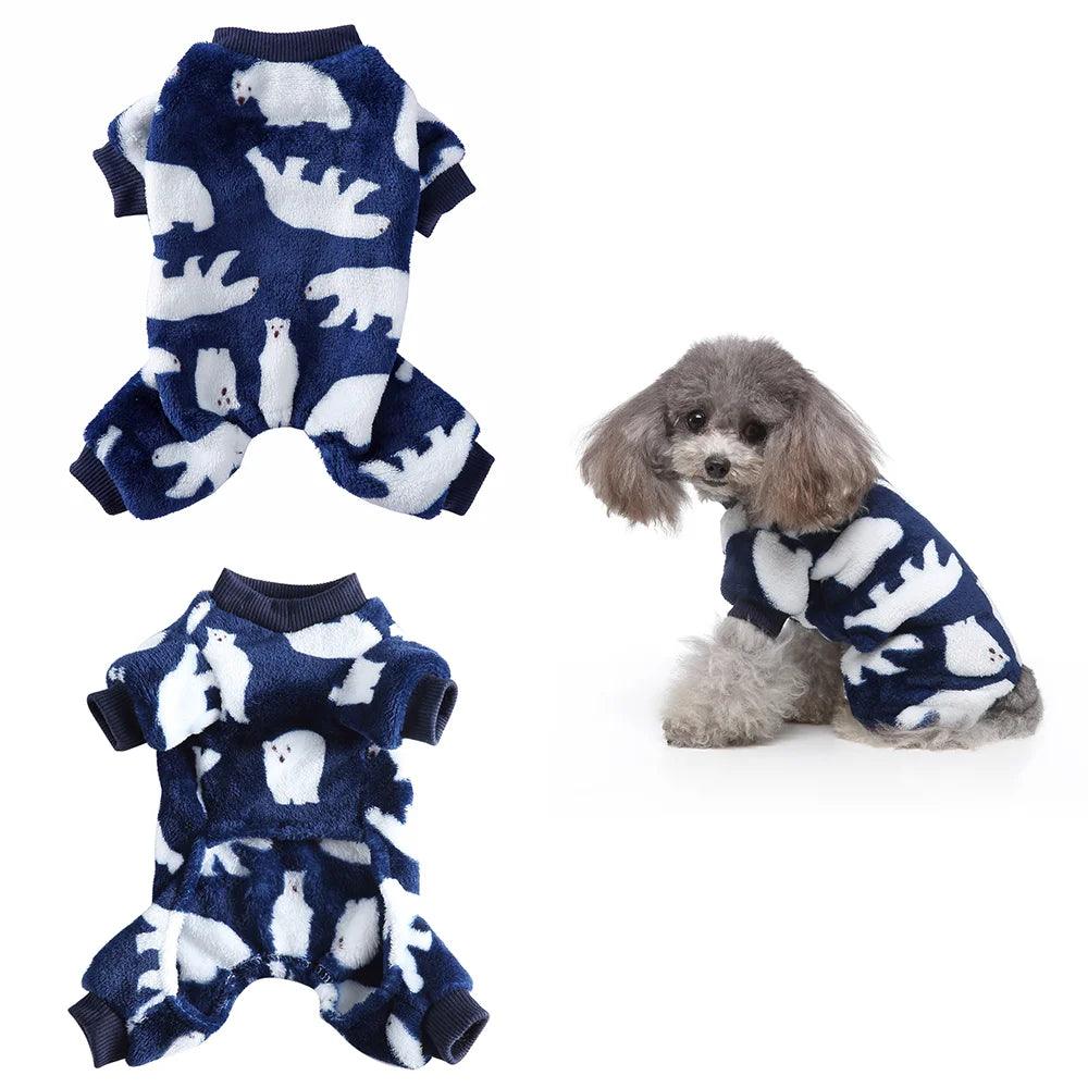 Halloween Dog Winter Pajamas