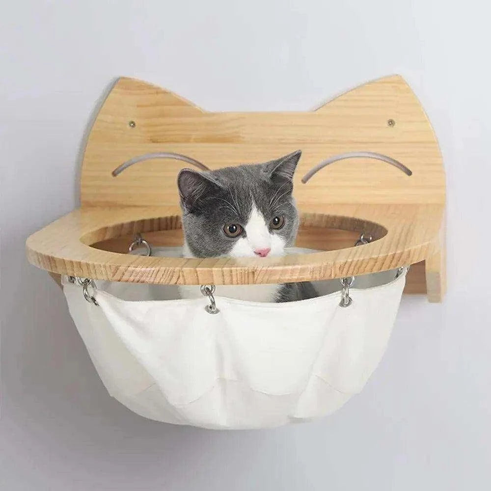 Wall Mounted Cat TreeDescription:
Give your cat the ultimate climbing adventure with this sleek wall-mounted cat tree. Perfect for active felines, it saves space and adds style while keRegal Pet PalaceRegal Pet PalaceWall Mounted Cat Tree