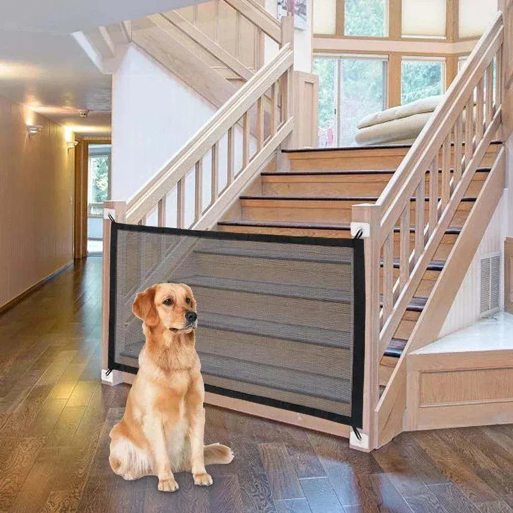 Portable Pet Barrier GateDescription:
Protect your pet and home with this breathable, foldable pet barrier! Perfect for creating safe spaces, it keeps your dog or baby secure in any room ofRegal Pet PalaceRegal Pet PalacePortable Pet Barrier