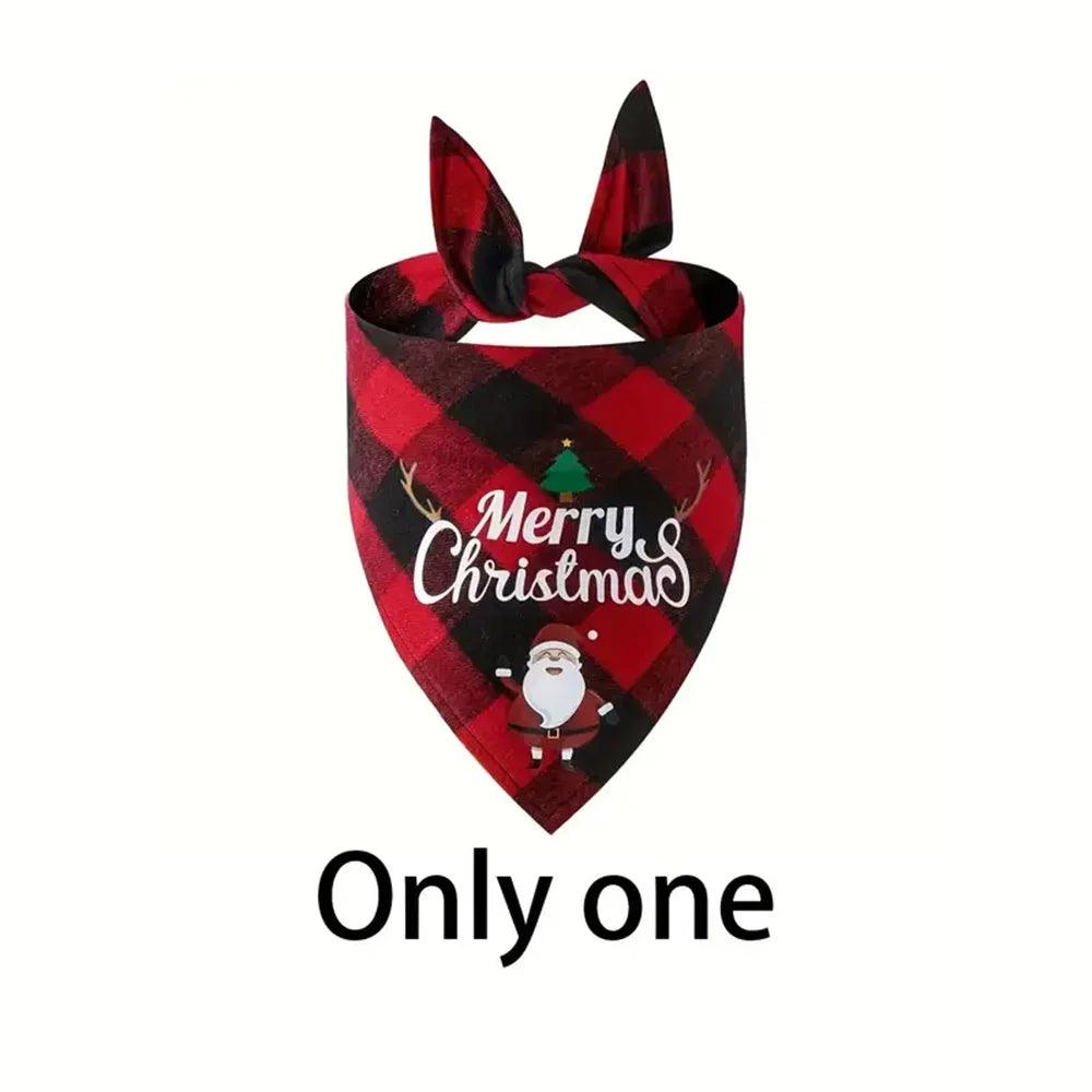 Christmas Dog Bandana Scarf