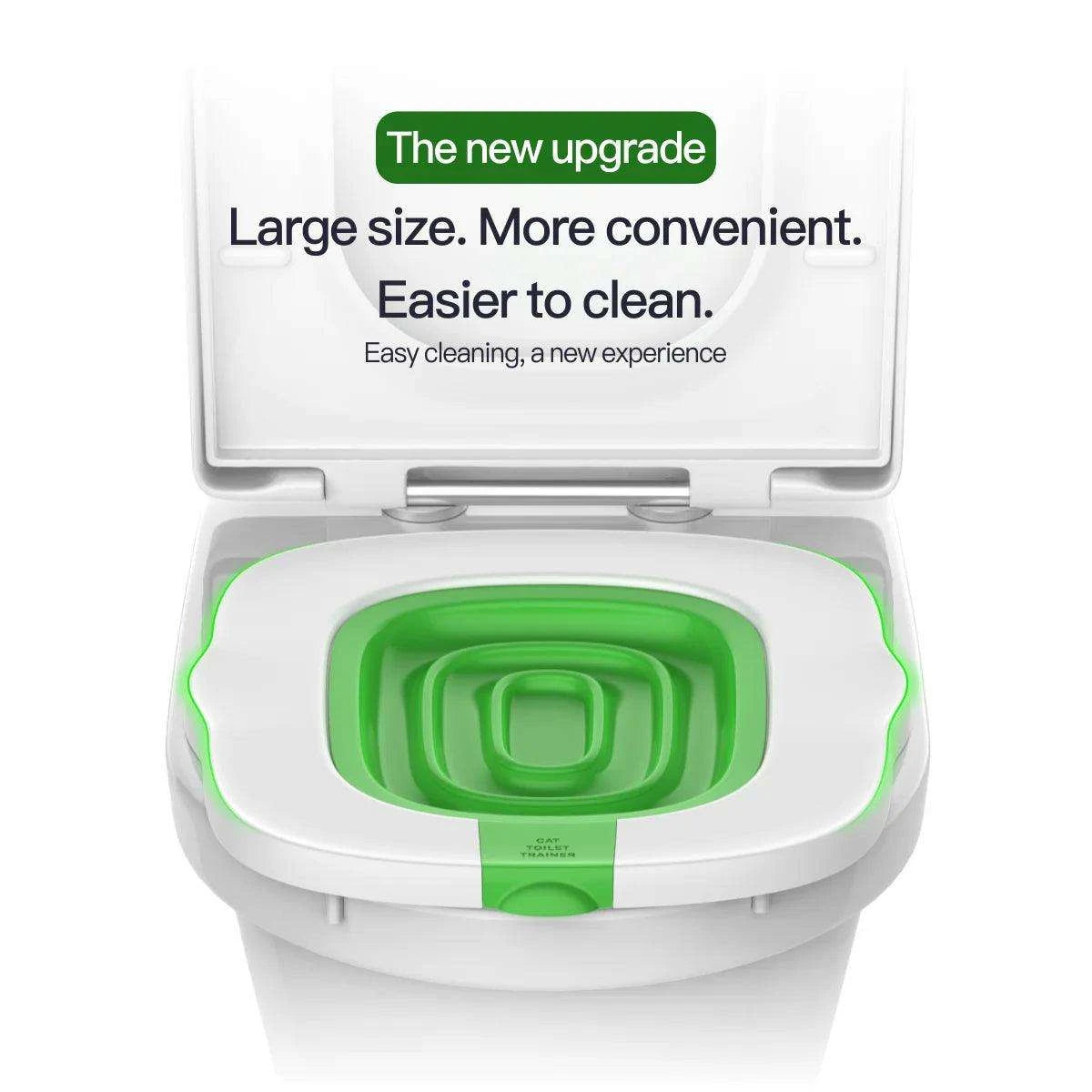 Cat Toilet Training KitDescription:
Say goodbye to litter boxes! Our reusable Cat Toilet Training Kit helps your cat transition to using the toilet—cleaner, easier, and more hygienic for Regal Pet PalaceRegal Pet PalaceCat Toilet Training Kit