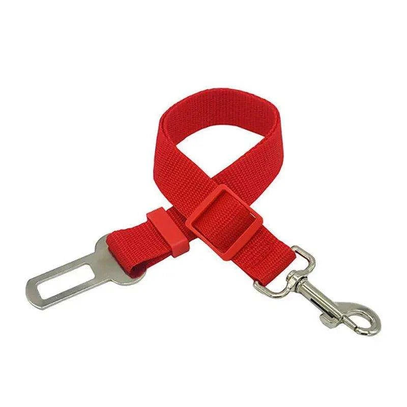 Adjustable Dog Car SeatbeltDescription:
Keep your dog safe and comfortable during car rides! This adjustable, durable seatbelt harness ensures secure travel with reflective bungee fabric for Regal Pet PalaceRegal Pet PalaceAdjustable Dog Car