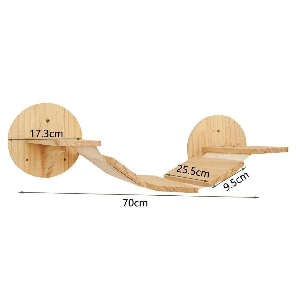 Wall Mounted Cat TreeDescription:
Give your cat the ultimate climbing adventure with this sleek wall-mounted cat tree. Perfect for active felines, it saves space and adds style while keRegal Pet PalaceRegal Pet PalaceWall Mounted Cat Tree