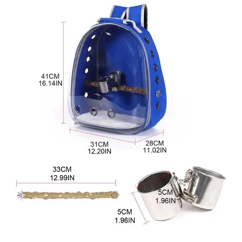 360° View Bird Carrier