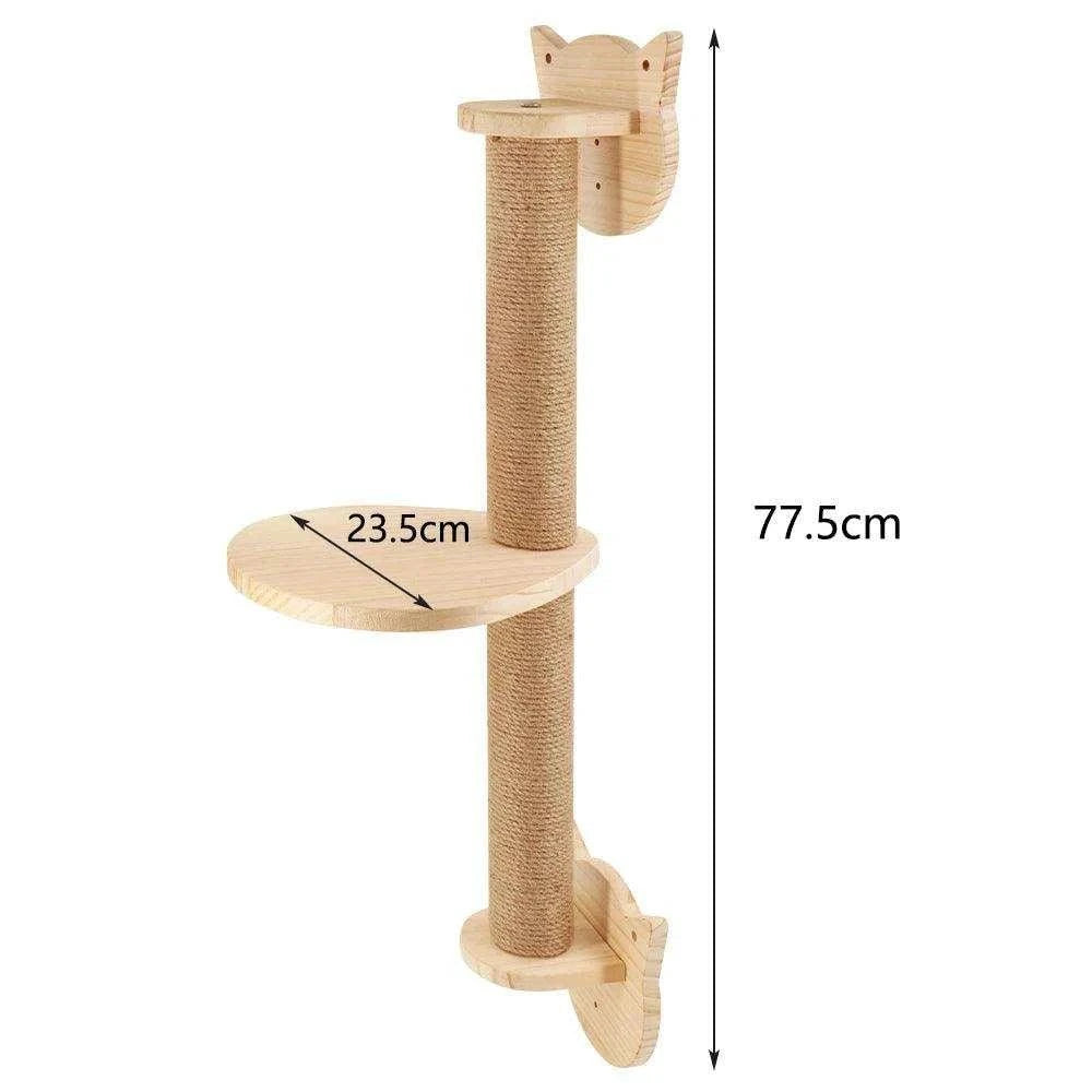 Wall Mounted Cat TreeDescription:
Give your cat the ultimate climbing adventure with this sleek wall-mounted cat tree. Perfect for active felines, it saves space and adds style while keRegal Pet PalaceRegal Pet PalaceWall Mounted Cat Tree