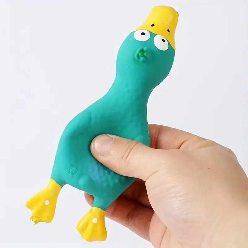 Cooing Chicken Dog Toy
