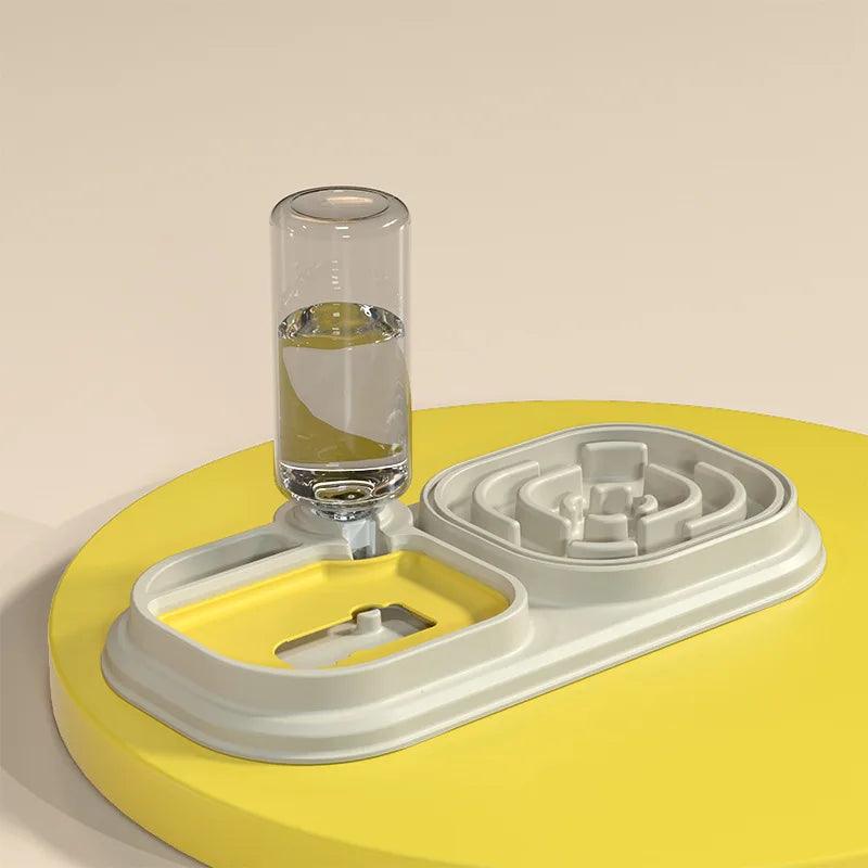 3-in-1 Tilted Pet Bowl