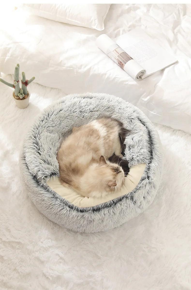 Cozy Plush Cat Nest