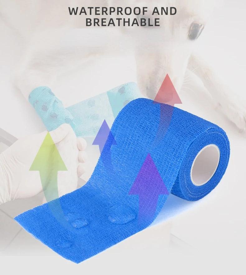 Self-Adhesive Pet Bandage Wrap