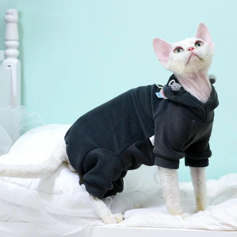 Fleece Sweater for Sphynx Cats