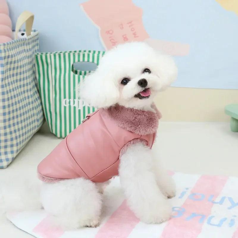 Fur Collar Winter Pet Jacket