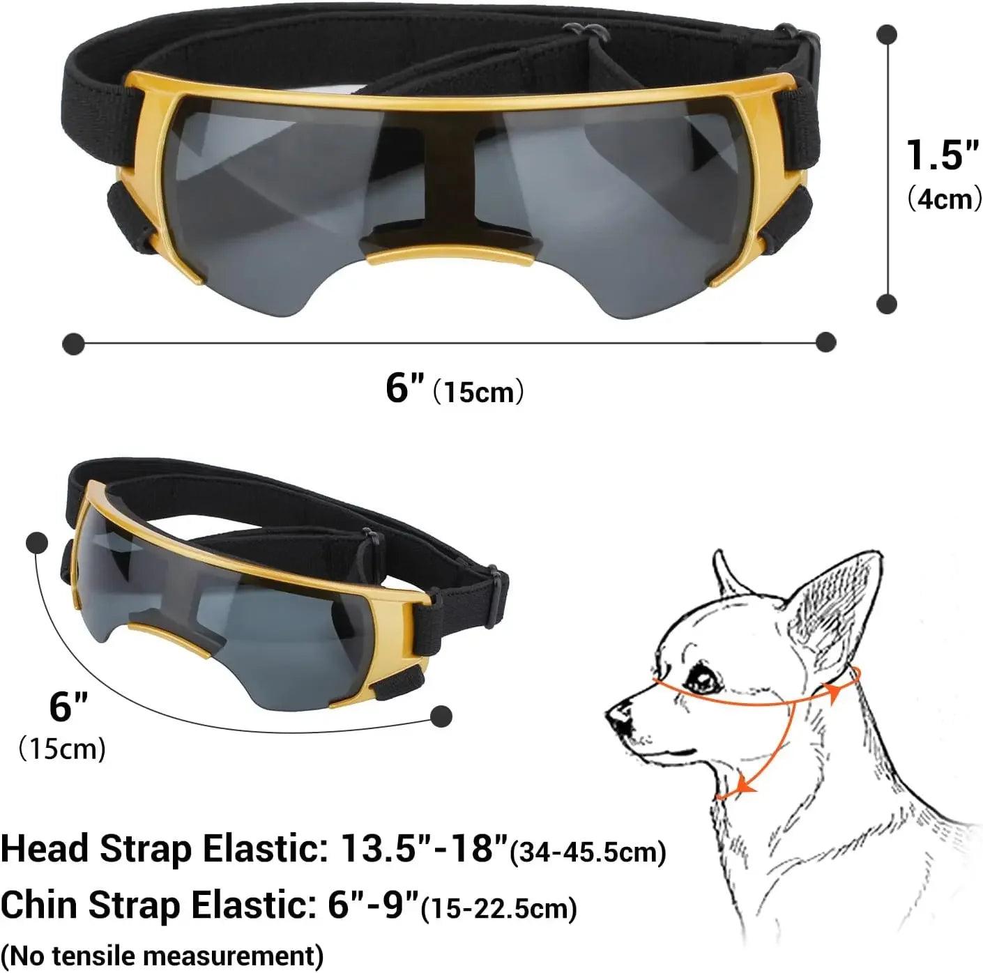 UV Dog Sunglasses for Small Breeds