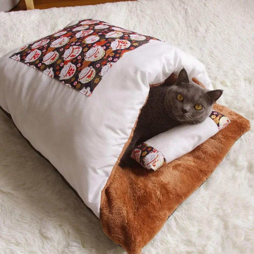 Cozy Japanese Cat Bed