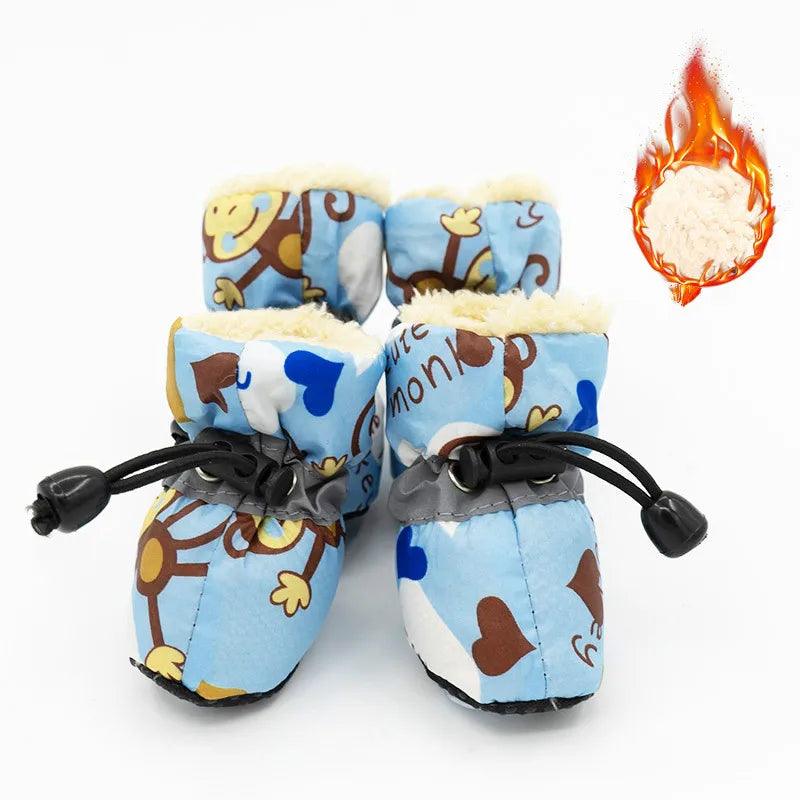 Warm Waterproof Dog Boots