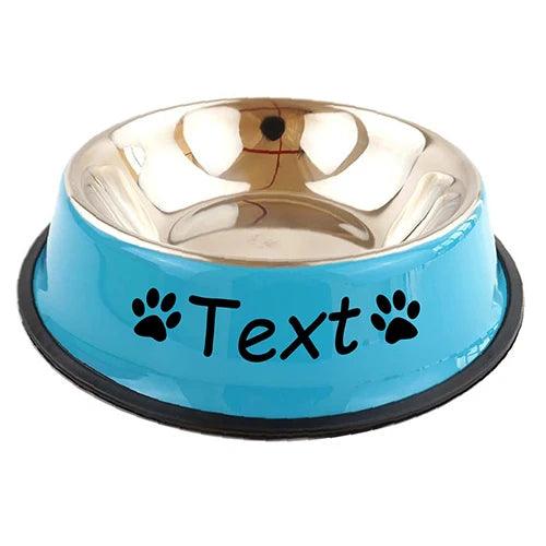 Personalized Pet Stainless Steel Bowl