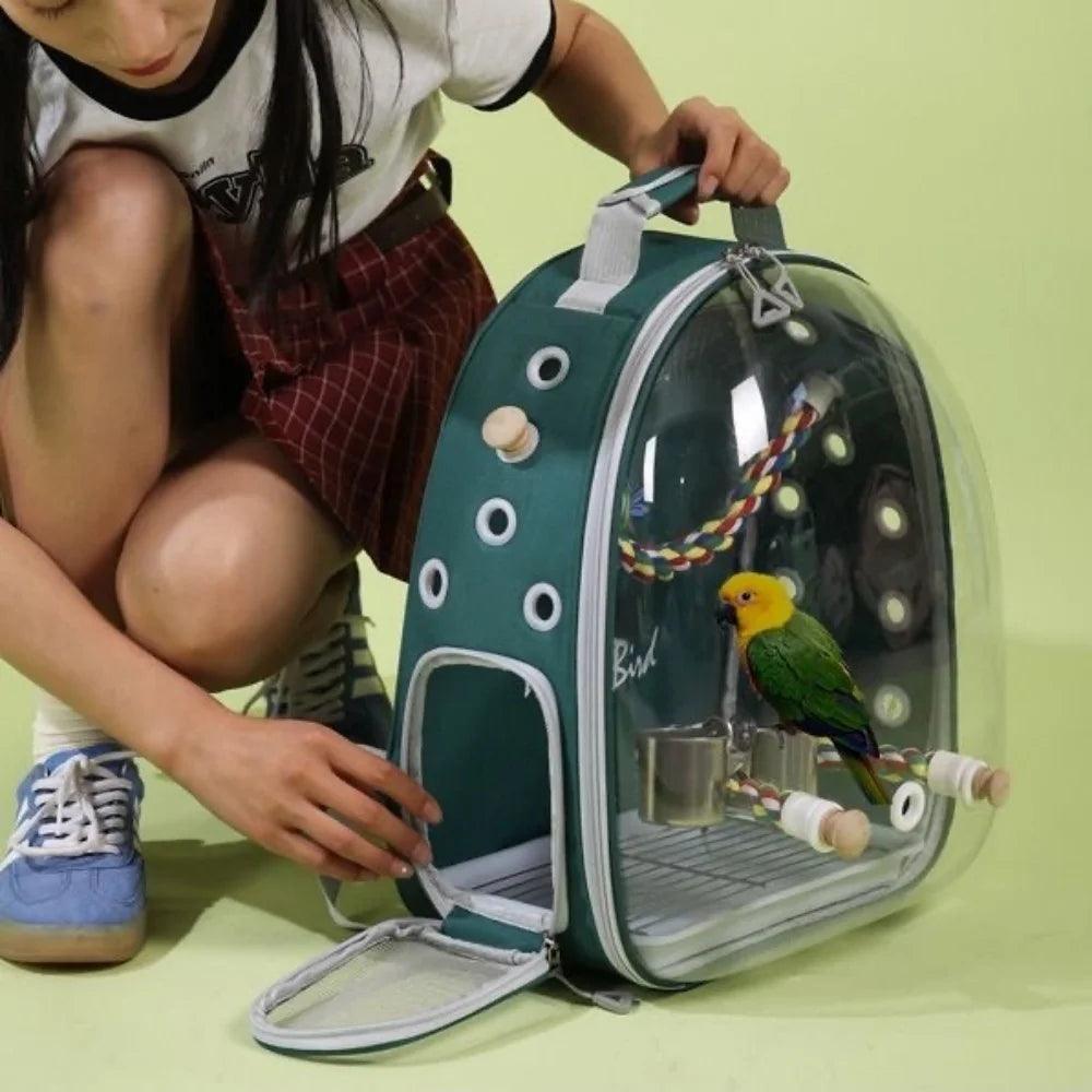Clear View Bird Travel Bag