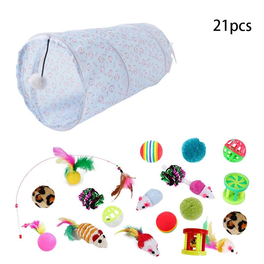 Crinkle Cat Tunnel Toy