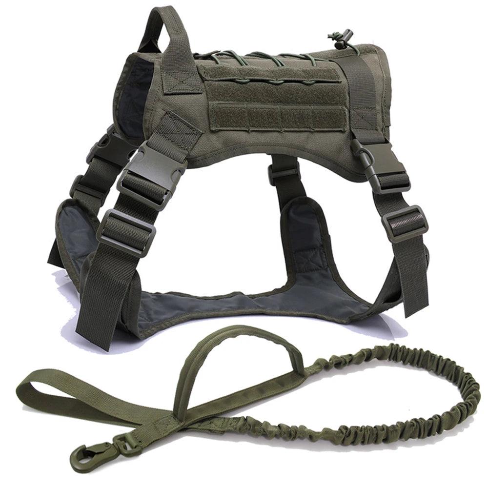 Tactical Dog Harness Set