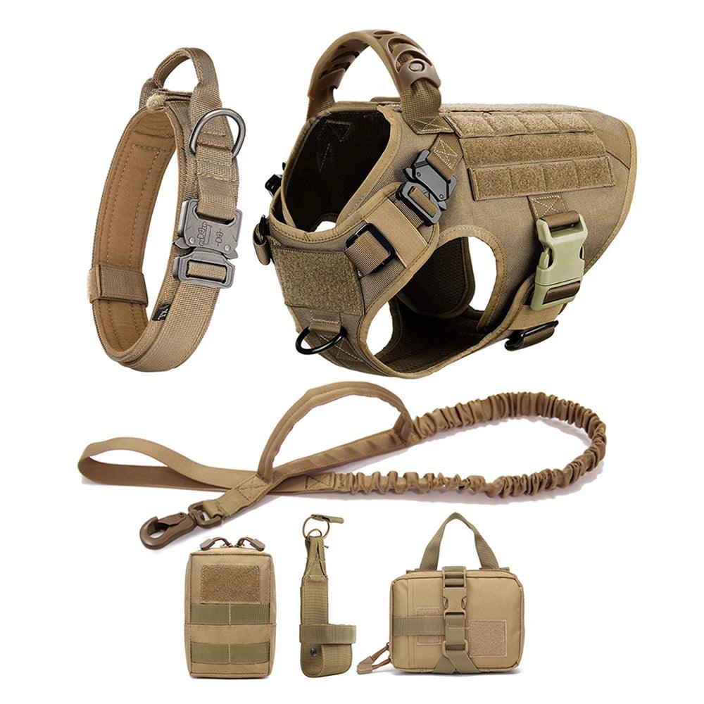 Tactical Dog Harness Set