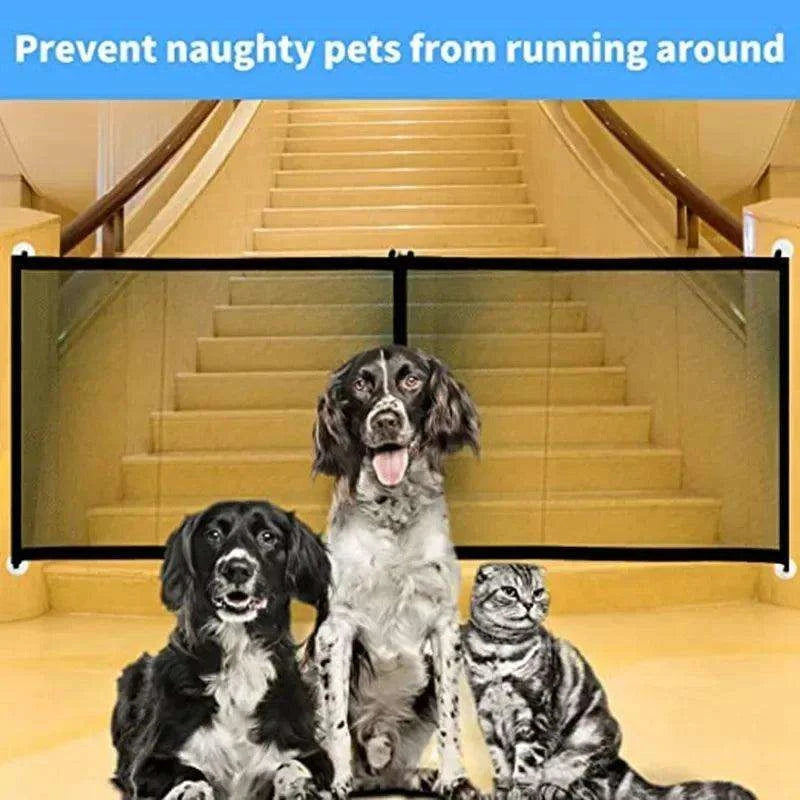 Portable Pet Barrier GateDescription:
Protect your pet and home with this breathable, foldable pet barrier! Perfect for creating safe spaces, it keeps your dog or baby secure in any room ofRegal Pet PalaceRegal Pet PalacePortable Pet Barrier